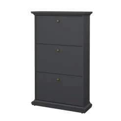 Scarpiere > Dmora Scarpiera 3 ante grigia 77x127h cm - Gaudenzia Grigio