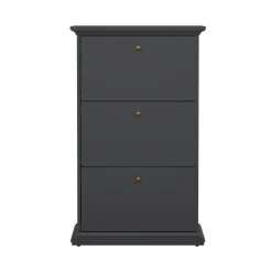 Scarpiere > Dmora Scarpiera 3 ante grigia 77x127h cm - Gaudenzia Grigio