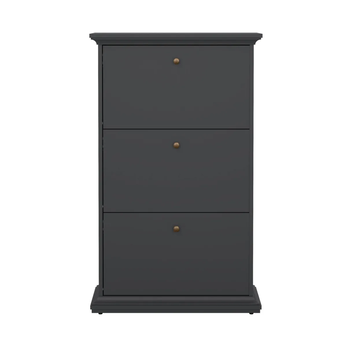 Scarpiere > Dmora Scarpiera 3 ante grigia 77x127h cm - Gaudenzia Grigio