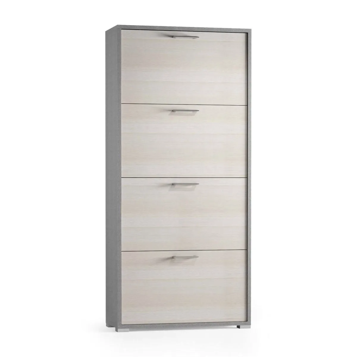 Bagno|Scarpiere > Dmora Scarpiera 4 ante larice 67x147h cm - Adeindein Marrone Larice