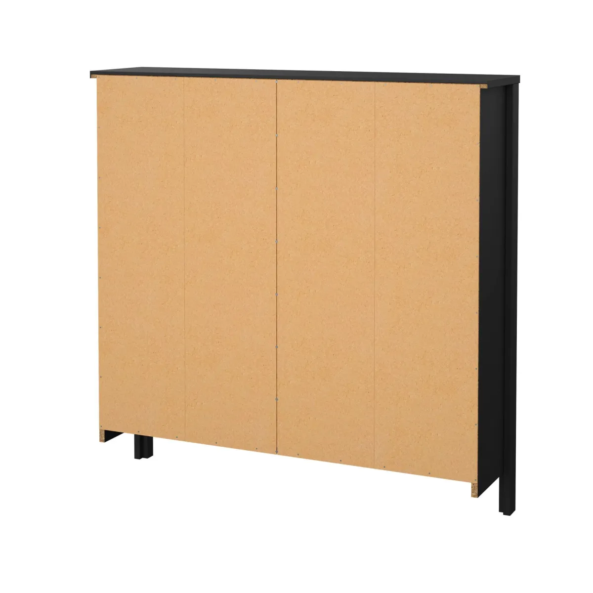 Scarpiere > Dmora Scarpiera 4 ante nera 102x102h cm - Actinidia Nero