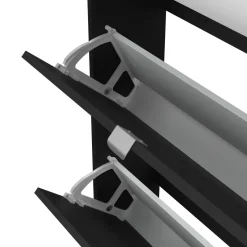 Scarpiere > Dmora Scarpiera 5 ante nera 71x181h cm - Angiolo Nero
