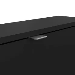 Scarpiere > Dmora Scarpiera 3 ante nera 70x123h cm in legno - Aran Nero