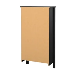 Scarpiere > Dmora Scarpiera 2 ante nera 53x102h cm - Tisoy Nero