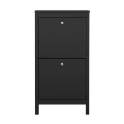 Scarpiere > Dmora Scarpiera 2 ante nera 53x102h cm - Tisoy Nero