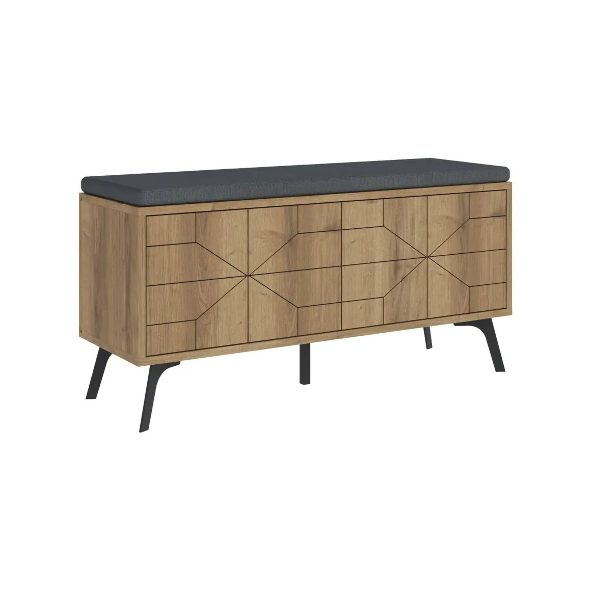 Scarpiera 4 ante quercia 107x55h cm - Velma