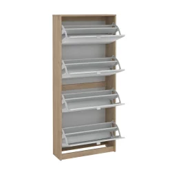 Scarpiere > Dmora Scarpiera 4 ante rovere 70x162h cm - Aepytus Marrone Rovere