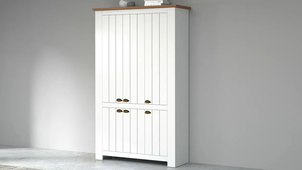 Scarpiera 6 ante rovere 114x200h cm - Apricena