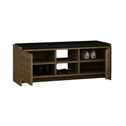 Bagno|Scarpiere > Dmora Scarpiera 2 ante rovere 110x43h cm - Axar Marrone Rovere