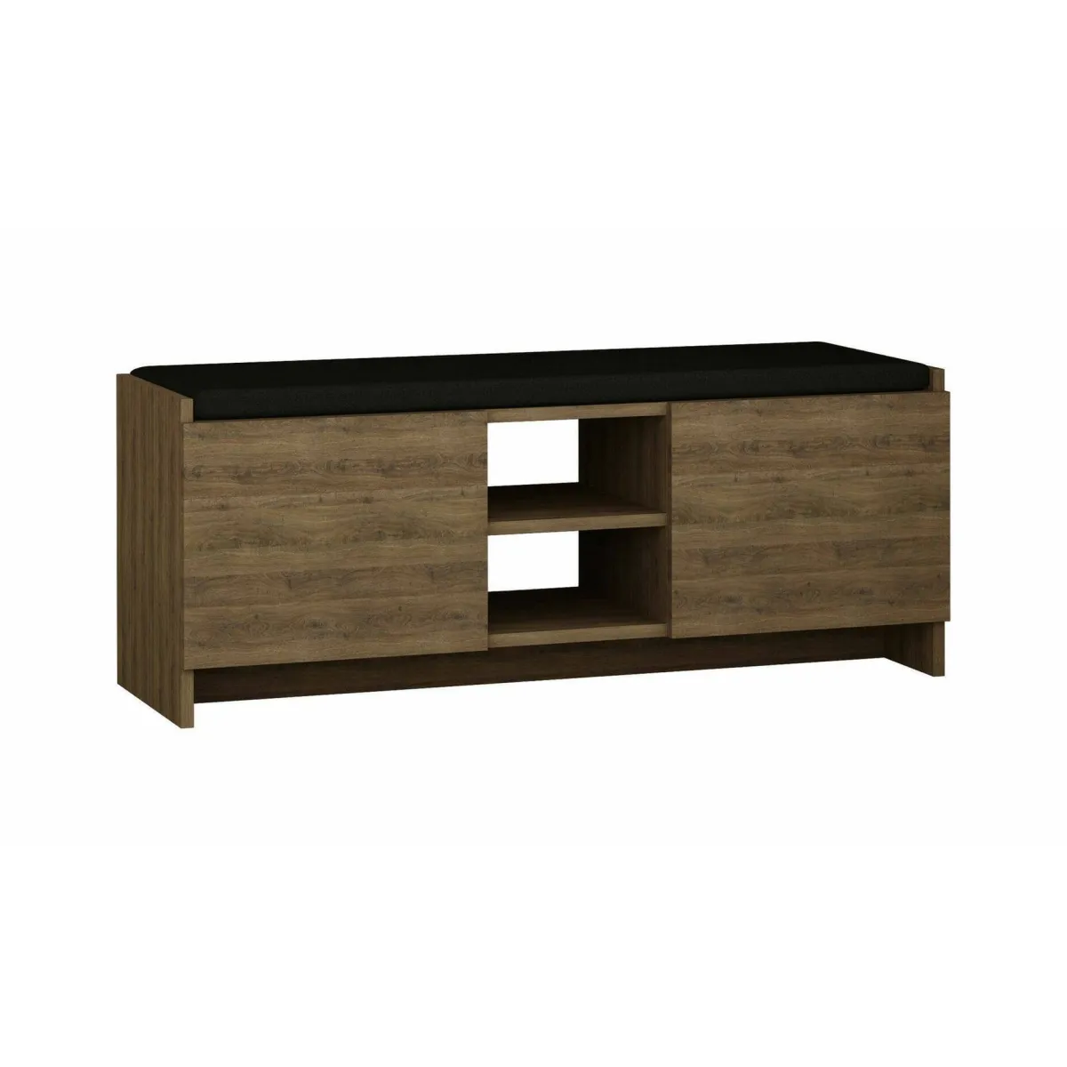 Bagno|Scarpiere > Dmora Scarpiera 2 ante rovere 110x43h cm - Axar Marrone Rovere
