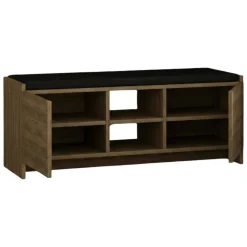 Bagno|Scarpiere > Dmora Scarpiera 2 ante rovere 110x43h cm - Axar Marrone Rovere