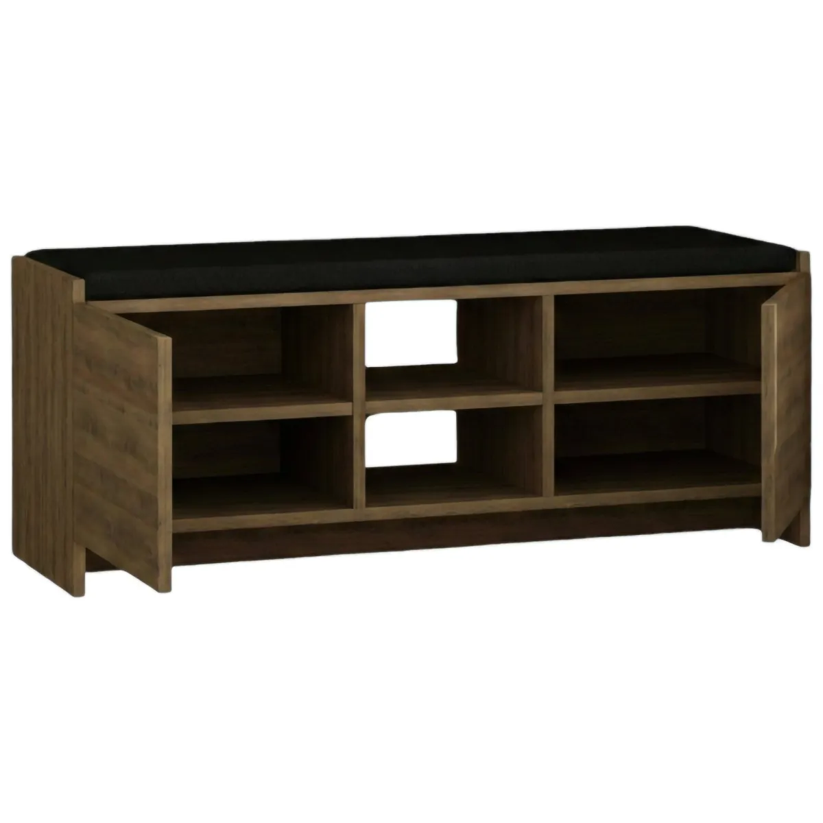Bagno|Scarpiere > Dmora Scarpiera 2 ante rovere 110x43h cm - Axar Marrone Rovere