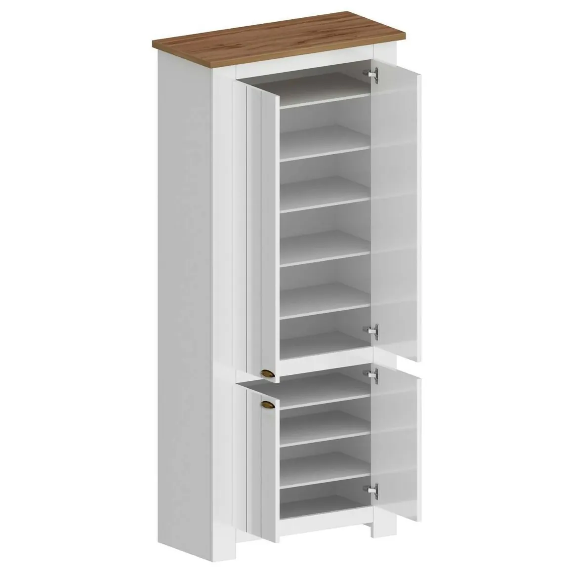 Scarpiera 4 ante rovere 84x200h cm - Shirley