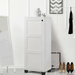 Scarpiere > Dmora Scarpiera bianca 50x127h cm - Kika Bianco