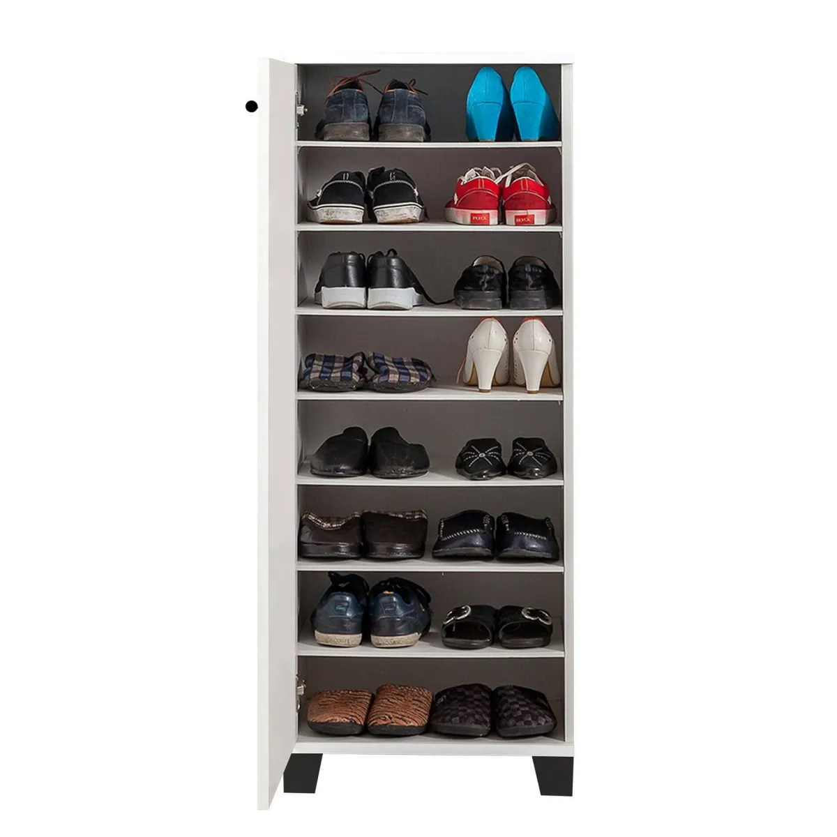 Scarpiere > Dmora Scarpiera bianca 50x127h cm - Kika Bianco