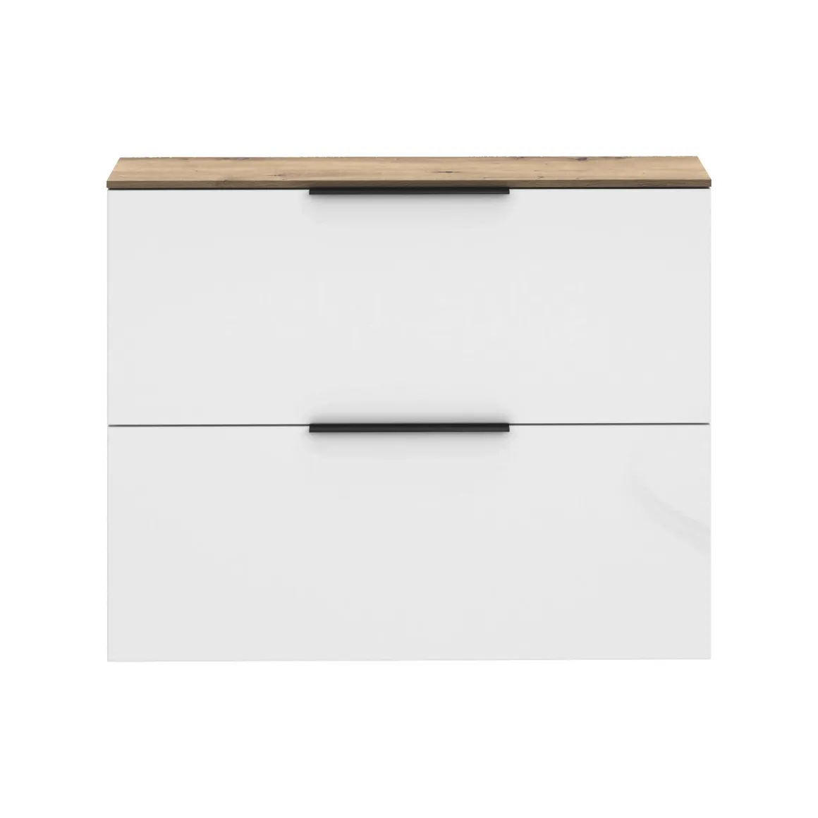 Scarpiera Bianco Lucido Cassetti Ripiani 100x19x80h cm, 10 Paia - Faloppio