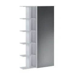 Scarpiere > Dmora Scarpiera 3 Ripiani 6 Vani 69x28x115h cm, 3 Ante - Seggiano Bianco