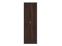 Scarpiera Marrone Noce 6 Ripiani 2 Ante 60x33x191.5h cm, Maniglie Incluse - Delizia