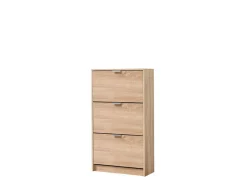 Scarpiere > Dmora Scarpiera 6 Ripiani 6 Vani 67x28x119h cm, 3 Ante - Varna Marrone Rovere