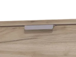 Scarpiere > Dmora Scarpiera un Ripiano 5 Ante 58x18x191.5h cm, kit Fissaggio a Muro Incluso - Capriolo Marrone Rovere scuro