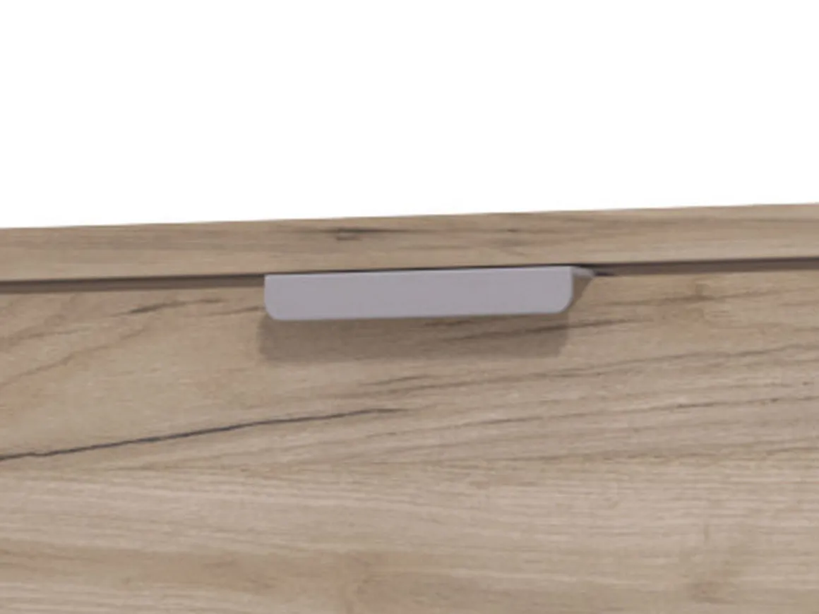 Scarpiere > Dmora Scarpiera un Ripiano 5 Ante 58x18x191.5h cm, kit Fissaggio a Muro Incluso - Capriolo Marrone Rovere scuro