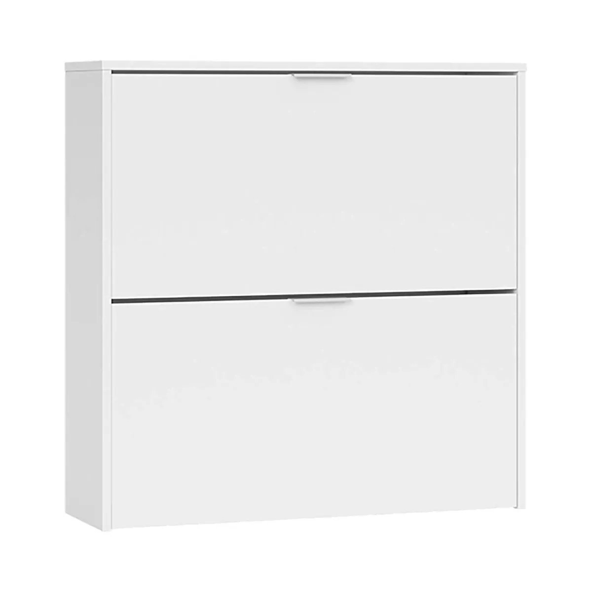 Bagno|Scarpiere > Dmora Scarpiera minimal 2 ante bianca 75x76h cm - Anakin Bianco