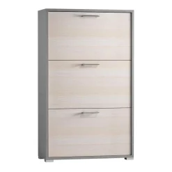 Bagno|Scarpiere > Dmora Scarpiera minimal larice 67x112h cm in legno - Axinite Marrone Larice