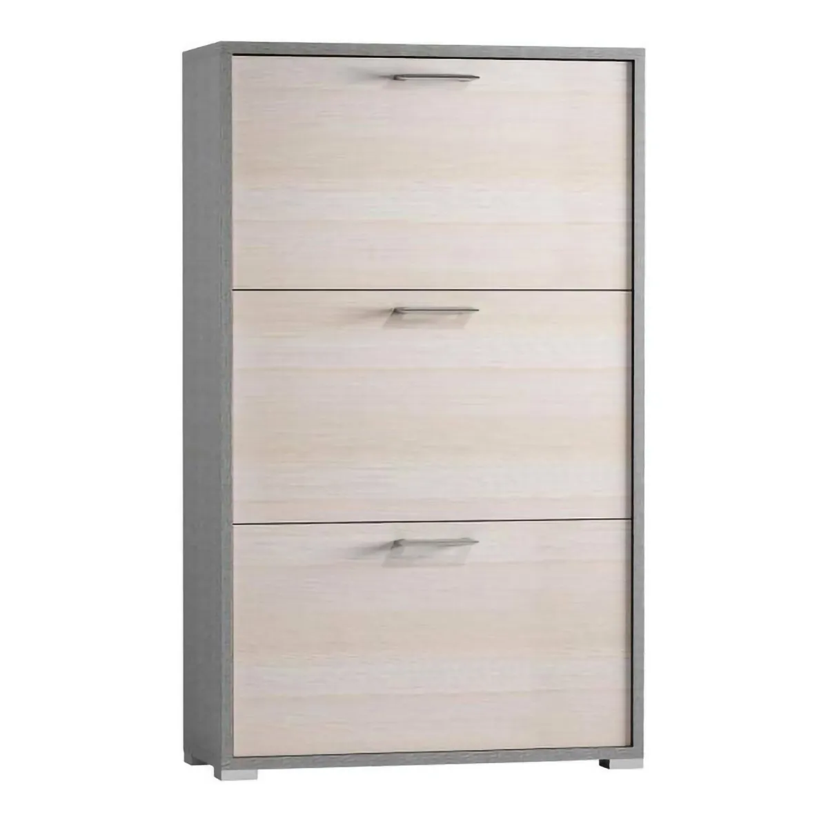 Bagno|Scarpiere > Dmora Scarpiera minimal larice 67x112h cm in legno - Axinite Marrone Larice