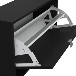 Scarpiere > Dmora Scarpiera Colore Ante 70.3x24.05x41.8h cm, - Ordona Nero