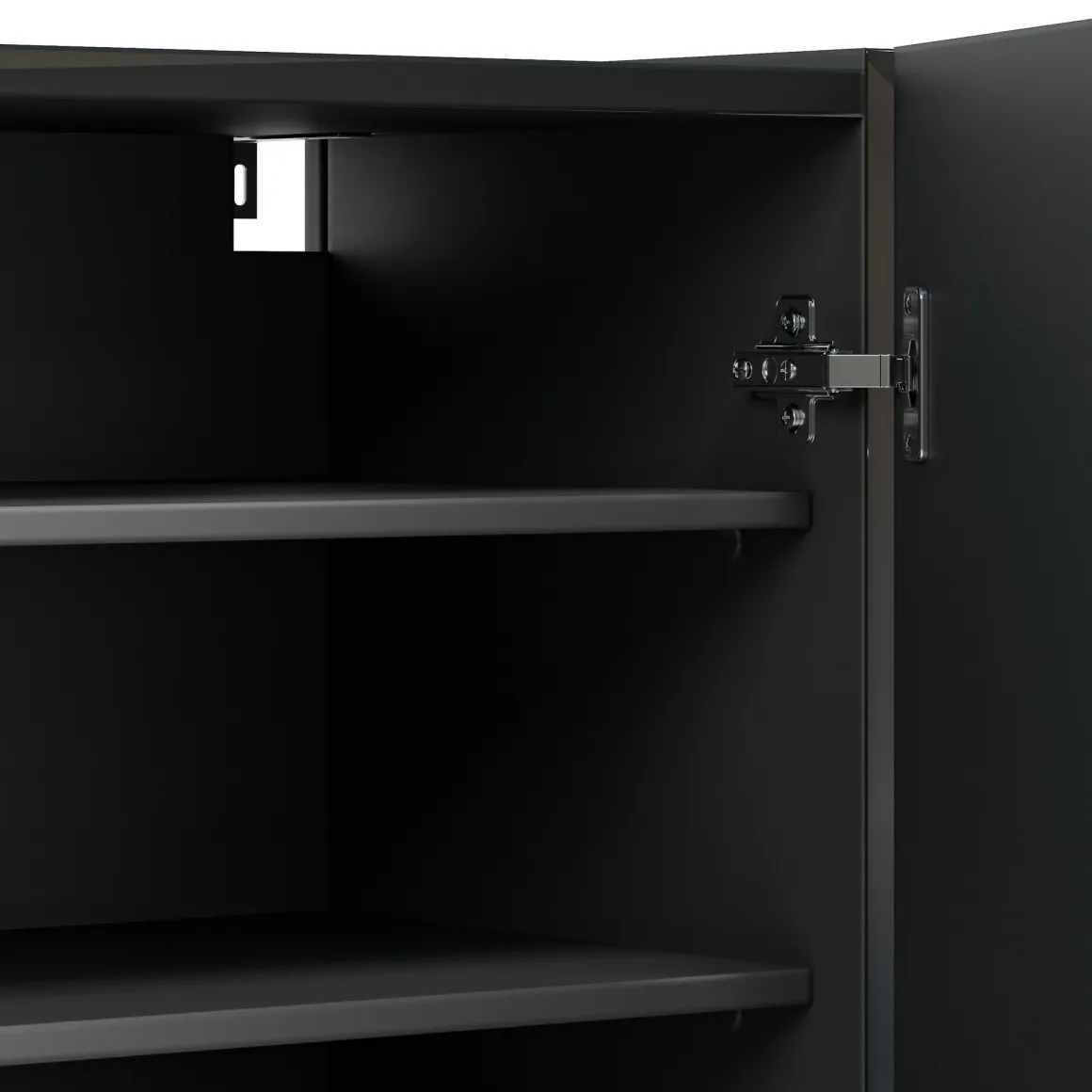 Scarpiera Nero Lucido Trasparente 5 Ripiani 20 Paia 60x40x190h cm, 6 Vani - Zumaglia