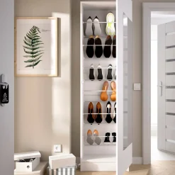 Scarpiera 12 paia bianca 50x185h cm - Arlanda