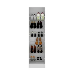 Scarpiera 12 paia bianca 50x185h cm - Arlanda