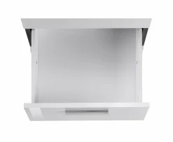 Ufficio|Camera Da Letto > Dmora Scrivania angolare ardesia e bianca lucida 180x60cm con 3 cassetti - Ascuby Bianco Lucido, Grigio Ardesia