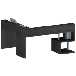 Scrivania angolare ardesia 180x93cm con porta pc - Auletta
