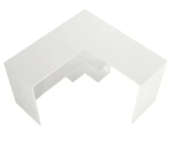 Scrivania angolare bianca 120x120cm - Emiliana