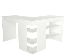 Scrivania angolare bianca 120x120cm - Emiliana