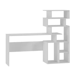 Scrivania Dpasqui, 159x40h135 cm, Bianco