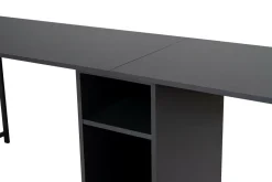 Scrivania lineare antracite 240x60cm - Violet