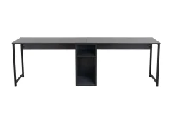 Scrivania lineare antracite 240x60cm - Violet