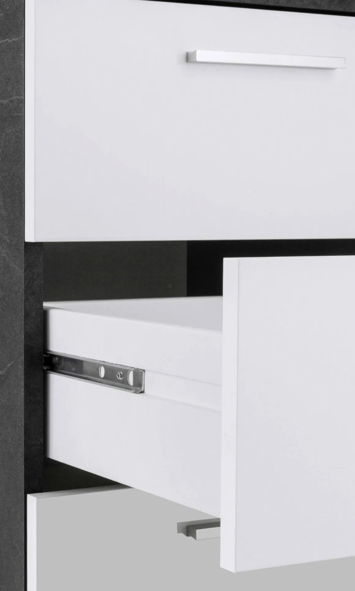 Ufficio|Camera Da Letto > Dmora Scrivania lineare ardesia 180x60cm con porta pc - Aurigo Grigio Ardesia