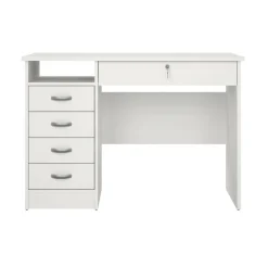 Scrivania lineare bianca 109x48cm in legno - Amor