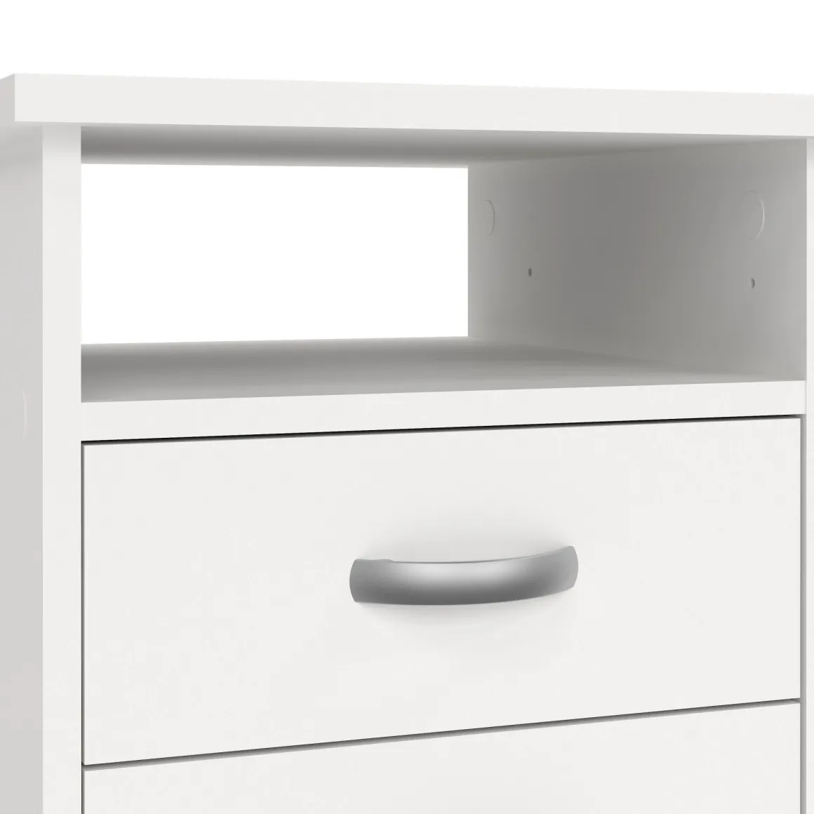 Scrivania lineare bianca 109x48cm in legno - Amor