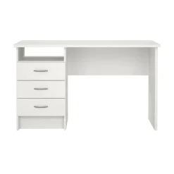 Scrivania lineare bianca 120x48cm in legno - Andre
