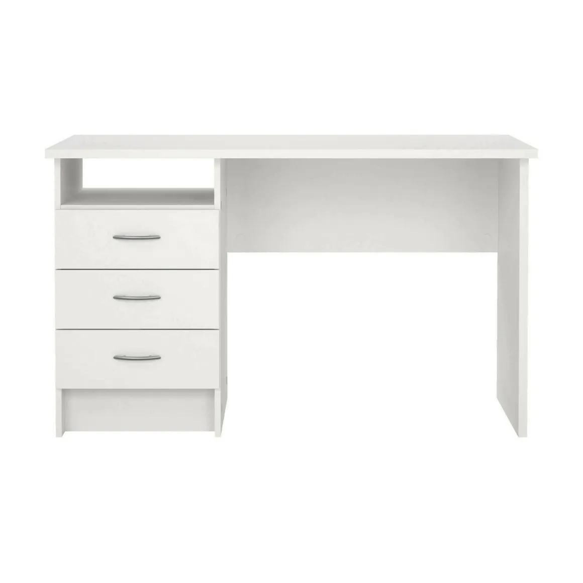 Scrivania lineare bianca 120x48cm in legno - Andre