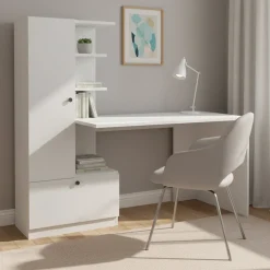 Scrivania lineare bianca 149x61cm - Marilena
