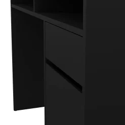 Scrivania lineare nera 110x48cm in legno - Abbadu