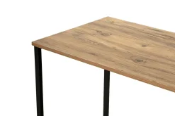 Scrivania lineare pino e nera 240x60cm - Violet