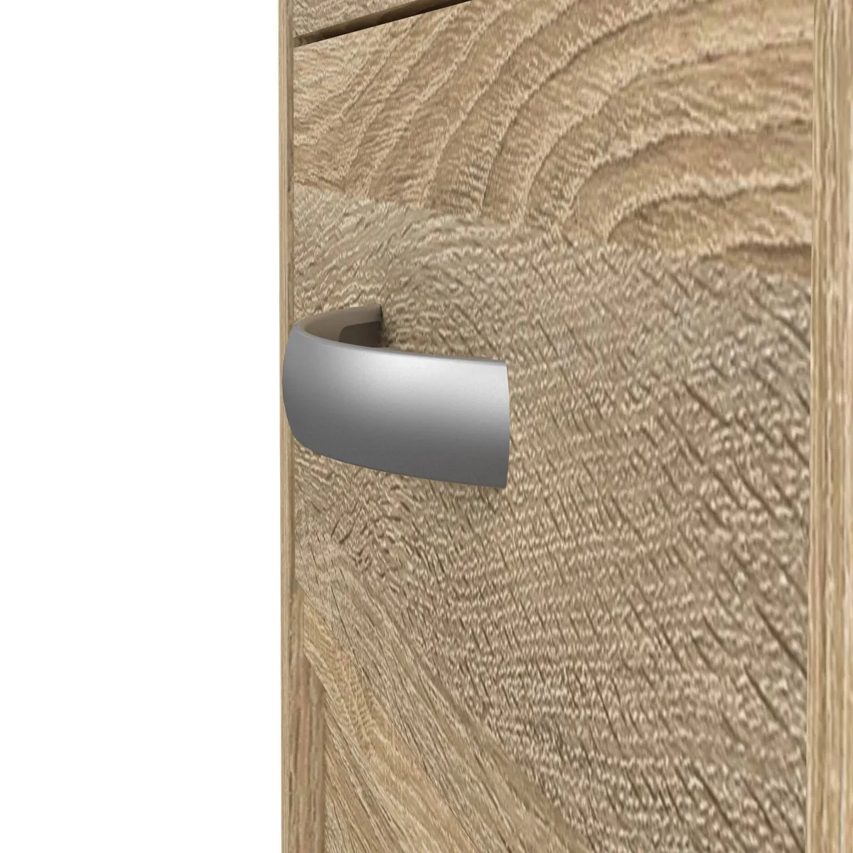 Scrivanie > Dmora Scrivania lineare quercia 109x48cm con 4 cassetti - Amor Marrone Quercia