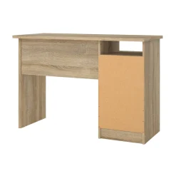 Scrivania lineare quercia 110x48cm con 4 cassetti - Appollo
