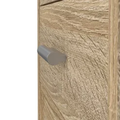 Scrivania lineare quercia 110x48cm con 4 cassetti - Appollo
